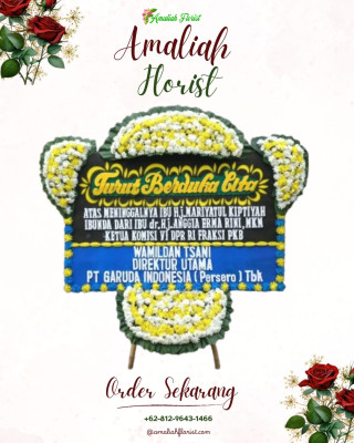 Papan Bunga Duka di Sooko