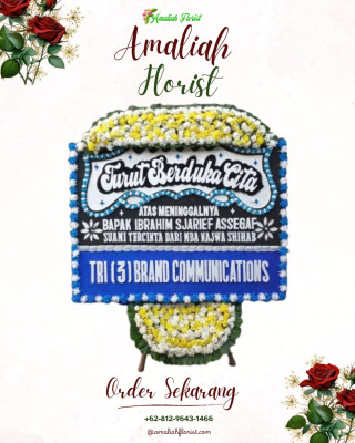 Papan Bunga Duka di Sooko