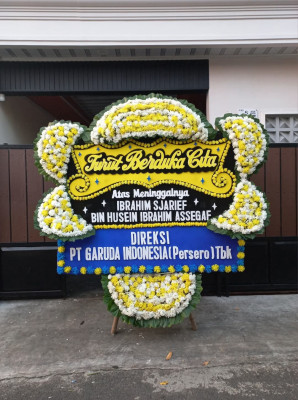 Papan Bunga Duka di Sooko